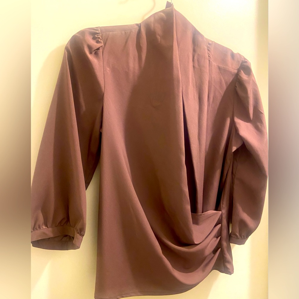 Mauve blouse